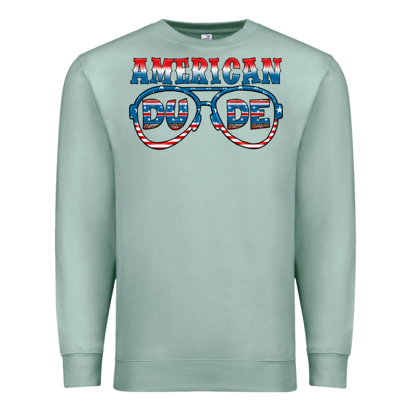 American Dude Premium Sweatshirt by HRA Design Shop | Teevron