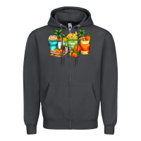 Smoke mango farm fresh coffee cups Zipper Hoodie - Zillion Design Studio