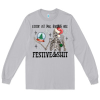 Moon Dust look at me being all festive and shit Long Sleeve Tee - MaliasSmallBusiness