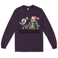 Plum look at me being all festive and shit Long Sleeve Tee - MaliasSmallBusiness