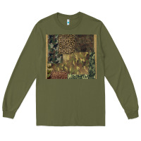 Army Green camouflage leopard patches Long Sleeve Tee - BarkalooDesign