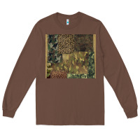 Chestnut camouflage leopard patches Long Sleeve Tee - BarkalooDesign