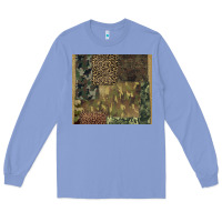 Colony Blue camouflage leopard patches Long Sleeve Tee - BarkalooDesign