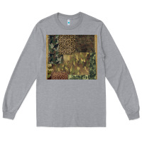 Heather Grey camouflage leopard patches Long Sleeve Tee - BarkalooDesign
