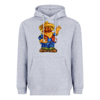 Heather Grey scarecrow Heavyweight Hoodie - FaDigitalArtStudio