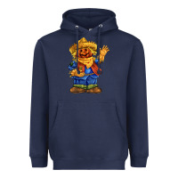 Navy scarecrow Heavyweight Hoodie - FaDigitalArtStudio
