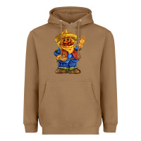 Toasted Coconut scarecrow Heavyweight Hoodie - FaDigitalArtStudio