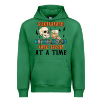 Emerald surviving fatherhood one beer at a time Urban Hoodie - MaliasSmallBusiness