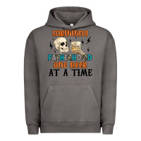 Pigment Tornado surviving fatherhood one beer at a time Urban Hoodie - MaliasSmallBusiness