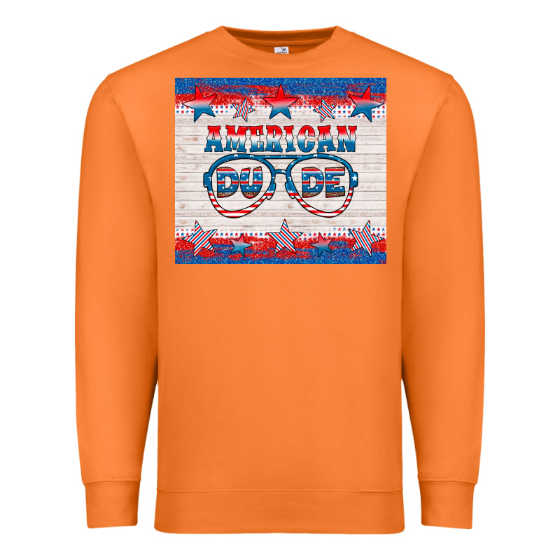 American Dude Premium Sweatshirt by HRA Design Shop | Teevron