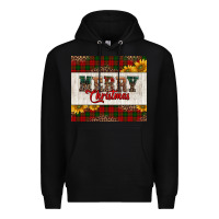 Black merry Christmas sunflowers Premium Hoodie - Jasminsmagicworld