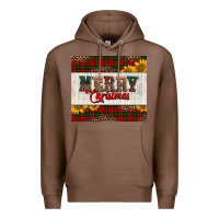 Chestnut merry Christmas sunflowers Premium Hoodie - Jasminsmagicworld