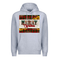 Heather Grey merry Christmas sunflowers Premium Hoodie - Jasminsmagicworld