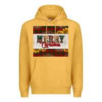 Mustard merry Christmas sunflowers Premium Hoodie - Jasminsmagicworld