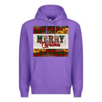 Purple merry Christmas sunflowers Premium Hoodie - Jasminsmagicworld