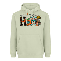 Matcha welcome to our home Heavyweight Hoodie - CowhideDigitalArt