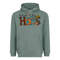 Sage welcome to our home Heavyweight Hoodie - CowhideDigitalArt