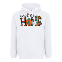 White welcome to our home Heavyweight Hoodie - CowhideDigitalArt