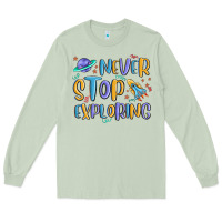 Matcha never stop exploring Long Sleeve Tee - MaliasSmallBusiness