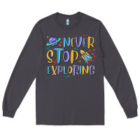 Smoke never stop exploring Long Sleeve Tee - MaliasSmallBusiness