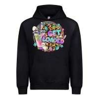 Black get loaded rabbit and easter Urban Hoodie - MaliasSmallBusiness
