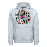Heather Grey get loaded rabbit and easter Urban Hoodie - MaliasSmallBusiness
