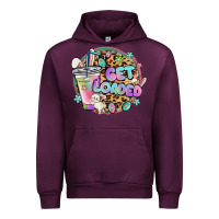Mauve Wine get loaded rabbit and easter Urban Hoodie - MaliasSmallBusiness