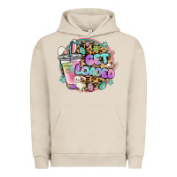 Pigment French Oak get loaded rabbit and easter Urban Hoodie - MaliasSmallBusiness
