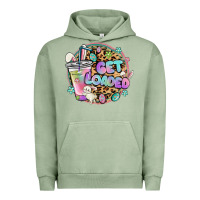 Pigment Oil Green get loaded rabbit and easter Urban Hoodie - MaliasSmallBusiness