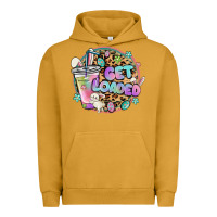 Pigment Peanut Butter get loaded rabbit and easter Urban Hoodie - MaliasSmallBusiness