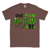 Chestnut One Lucky Respiratory Terapist Classic Tee - RanaPortraitStore