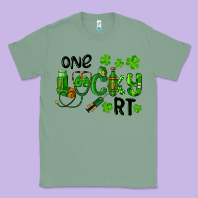 One Lucky Respiratory Terapist Classic Tee Designed By Ranaportraitstore