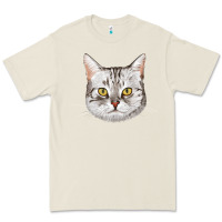 Bone American Shorthair Cat Face Premium Tee - LillyAllenDesigns