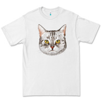 White American Shorthair Cat Face Premium Tee - LillyAllenDesigns