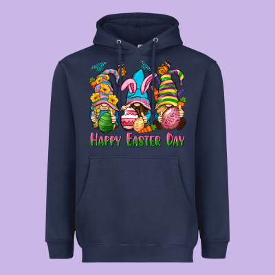 Happy Easter Day Gnomies Heavyweight Hoodie Designed By Neo Western