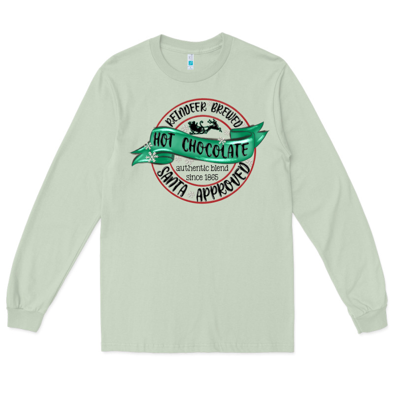 Reindeer Brewed Santa Approved Long Sleeve Tee by MaliasSmallBusiness | Teevron