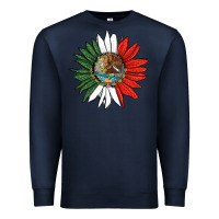 Navy mexico sunflower Premium Sweatshirt - HRA Design Shop