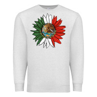 Oatmeal Heather mexico sunflower Premium Sweatshirt - HRA Design Shop