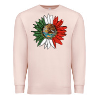 Pale Pink mexico sunflower Premium Sweatshirt - HRA Design Shop