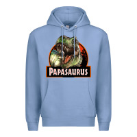 Colony Blue Western Papasaurus Papa Dinosaur Premium Hoodie - LillyAllenDesigns