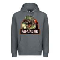 Rock Western Papasaurus Papa Dinosaur Premium Hoodie - LillyAllenDesigns