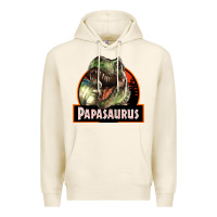 Tofu Western Papasaurus Papa Dinosaur Premium Hoodie - LillyAllenDesigns