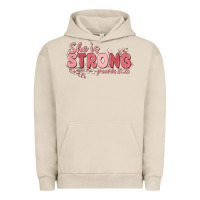 Pigment French Oak she is strong proverbs 31 25 Urban Hoodie - MaliasSmallBusiness