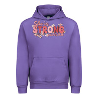 Tulip she is strong proverbs 31 25 Urban Hoodie - MaliasSmallBusiness
