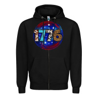 Black western 1776 4th of july billie wilder Zipper Hoodie - texasbilliewilder
