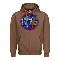 Chestnut western 1776 4th of july billie wilder Zipper Hoodie - texasbilliewilder