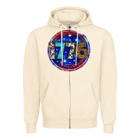Sandshell western 1776 4th of july billie wilder Zipper Hoodie - texasbilliewilder