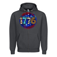 Smoke western 1776 4th of july billie wilder Zipper Hoodie - texasbilliewilder