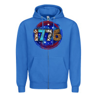 True Royal western 1776 4th of july billie wilder Zipper Hoodie - texasbilliewilder