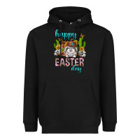 Black Happy Easter Day Rodeo Heavyweight Hoodie - Neo Western